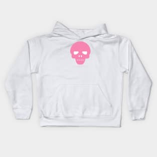 Cute Cartoon Pink Skull Kids Hoodie